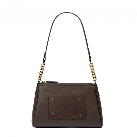 Damentasche Schultertasche 016g braun kombiniert Damentasche Schultertasche 016g braun kombiniert