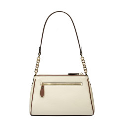 Damen-Umhängetasche 016g beige Latte kombiniert
