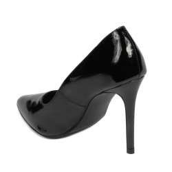 Elegante Damenschuhe 1299 Lack Schwarz