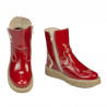 Kleinkinderstiefel 110c rot glänzend kombiniert