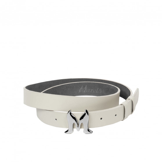 Damen Gürtel 41m beige01