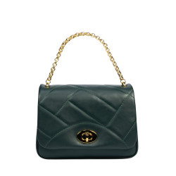 Damenschultertasche 005g Forest Green