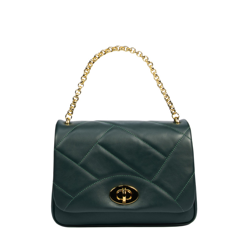 Damenschultertasche 005g Forest Green