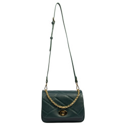 Damenschultertasche 005g Forest Green