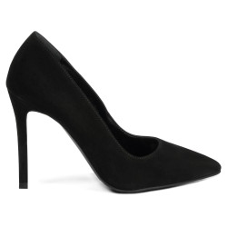 Elegante Damenschuhe 1299 schwarz Antilope
