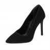 Elegante Damenschuhe 1299 schwarz Antilope