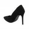 Elegante Damenschuhe 1299 schwarz Antilope
