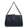 Damen-Schultertasche 003g Blau Elefant
