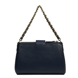 Damen-Schultertasche 003g Blau Elefant