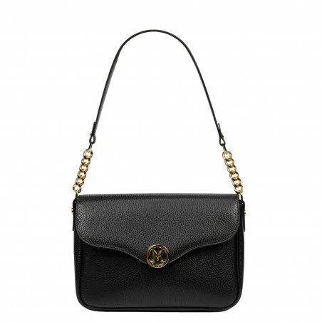 Schultertasche für Damen 015g biz schwarz