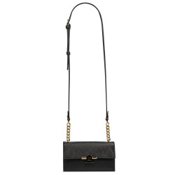 Damentasche Schultertasche 020g schwarz Saffiano