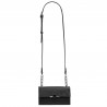 Damentasche Schultertasche 020g 01 schwarz Safiano