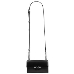 Damentasche Umhängetasche 020g 01 schwarz Nappa