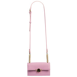 Damen-Umhängetasche 020g violett Safiano