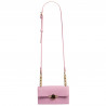 Damen-Umhängetasche 020g violett Safiano