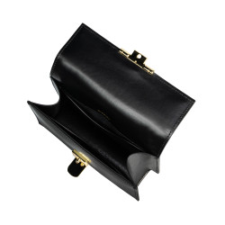 Damentasche zum Umhängen 020g schwarz Napa