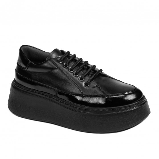 Damensportschuhe 6070 in Schwarz kombiniert Damensportschuhe 6070 in Schwarz kombiniert