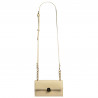 Damen-Umhängetasche 020g Cappuccino Saffiano