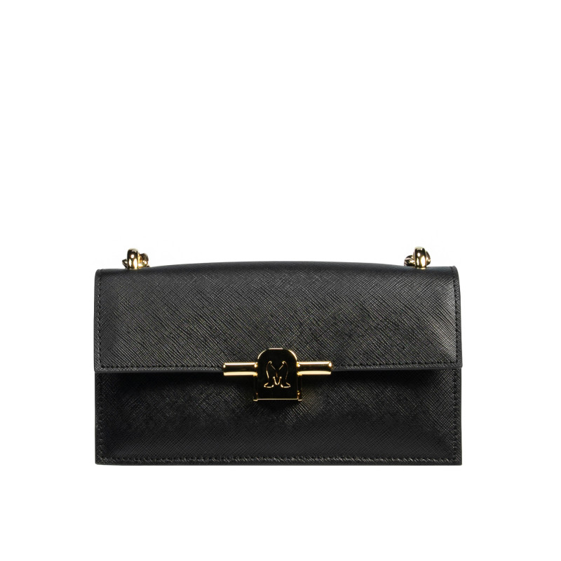 Damentasche Schultertasche 020g schwarz Saffiano