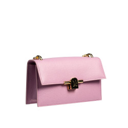 Damen-Umhängetasche 020g violett Safiano