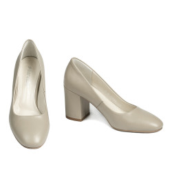 Elegante Damenschuhe 1305 Sandfarbe