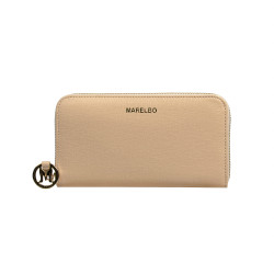 Damen-Geldbörse 200g beige Saffiano