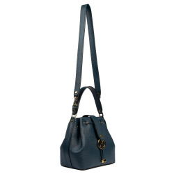 Damentasche Schultertasche 018g blau Elefant