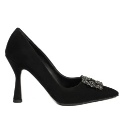 Elegante Damenschuhe 1312 schwarz Antilope