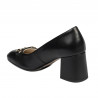 Damen elegante Schuhe 1304 schwarz