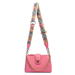 Damen-Umhängetasche 003g biz rosa
