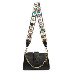 Damenhandtasche zum Umhängen 003g schwarz