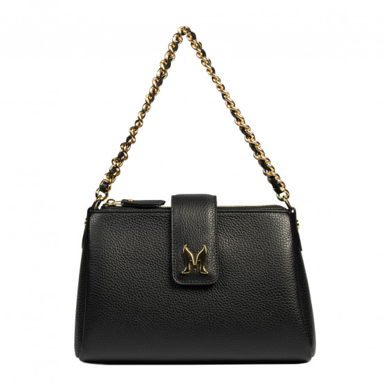 Damenhandtasche zum Umhängen 003g schwarz Damenhandtasche zum Umhängen 003g schwarz