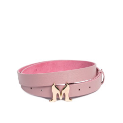 Damengürtel 41m rosa Saffiano
