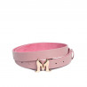Damengürtel 41m rosa Saffiano