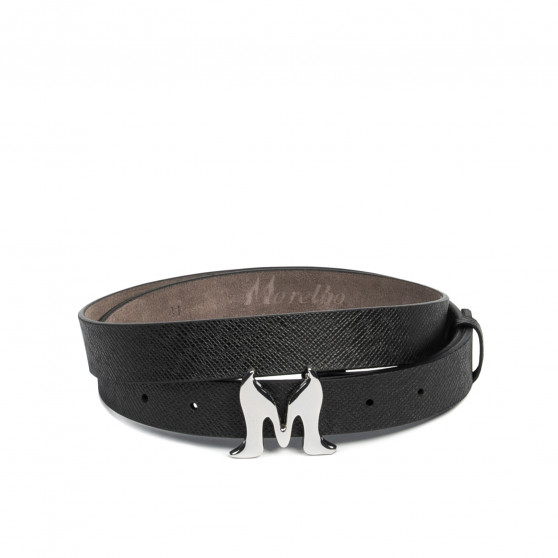 Damen Gürtel 41m schwarz Saffiano Damen Gürtel 41m schwarz Saffiano