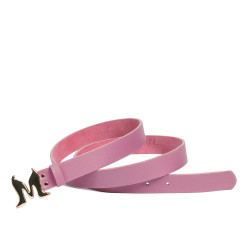 Damen Gürtel 41m violett Saffiano