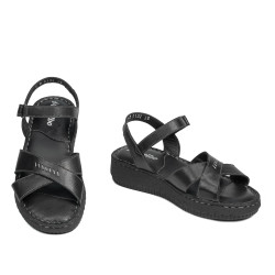 Damensandalen 5102 Schwarz