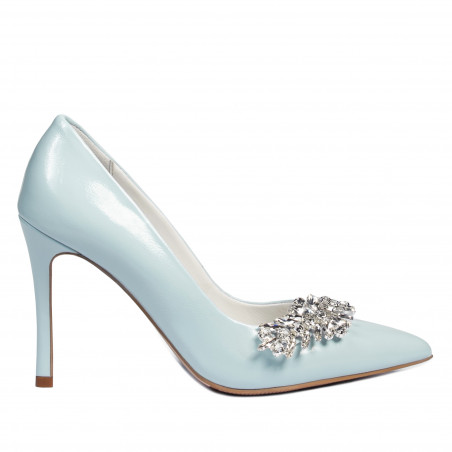 Damen elegante Schuhe 1300 Babyblau
