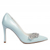 Damen elegante Schuhe 1300 Babyblau