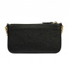 Schultertasche Damen 024g biz schwarz