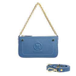 Damen-Umhängetasche 024g biz blau