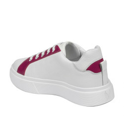 Damen-Sneaker 6073 weiß+fuchsia