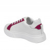 Damen-Sneaker 6073 weiß+fuchsia