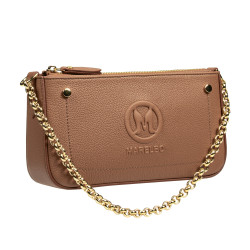 Damen Umhängetasche 024g Biz Braun Cognac