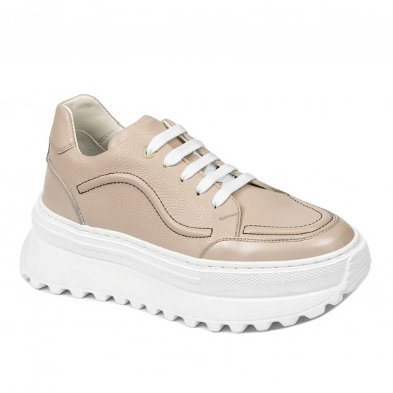 Damen Sneakers 6074 puder kombiniert Damen Sneakers 6074 puder kombiniert