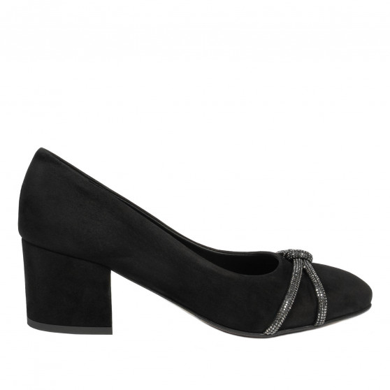 Elegante Damenschuhe 1336 Antilopenschwarz Elegante Damenschuhe 1336 Antilopenschwarz