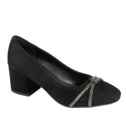 Elegante Damenschuhe 1336 Antilopenschwarz