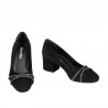 Elegante Damenschuhe 1336 Antilopenschwarz