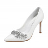 Damen elegante Schuhe 1300 weiß