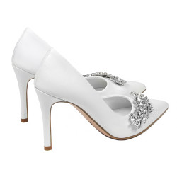 Damen elegante Schuhe 1300 weiß